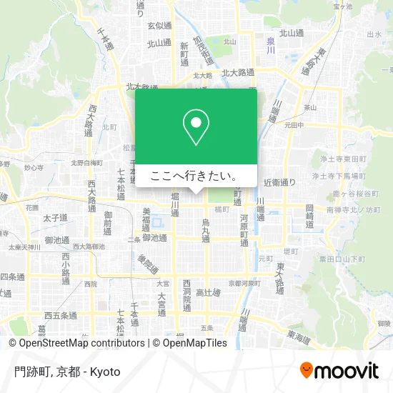 門跡町地図