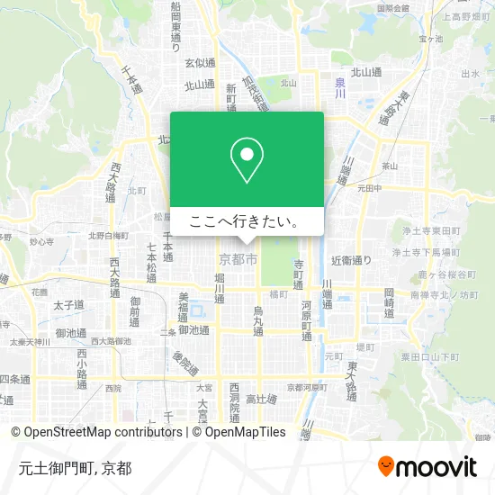 元土御門町地図