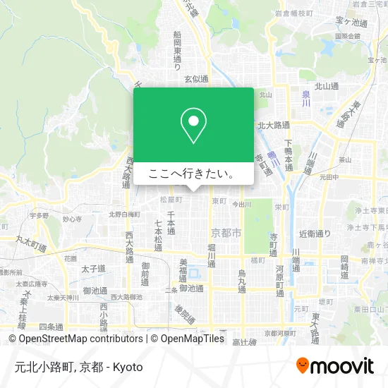 元北小路町地図