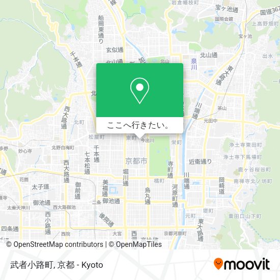 武者小路町地図
