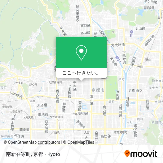 南新在家町地図
