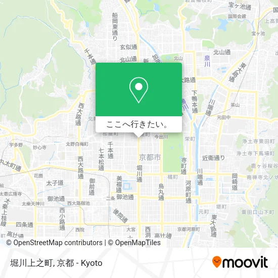 堀川上之町地図