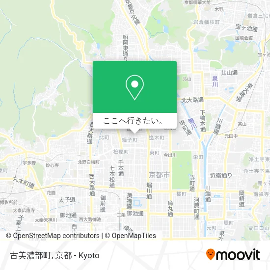 古美濃部町地図