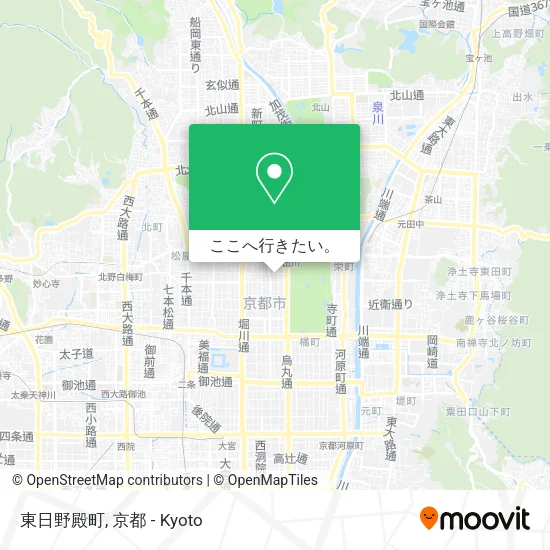 東日野殿町地図