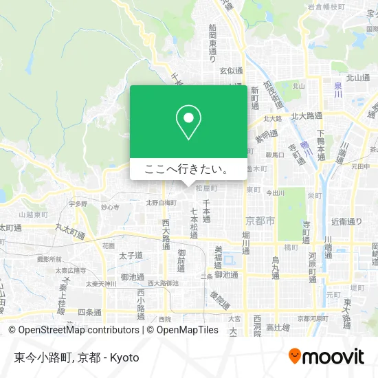 東今小路町地図