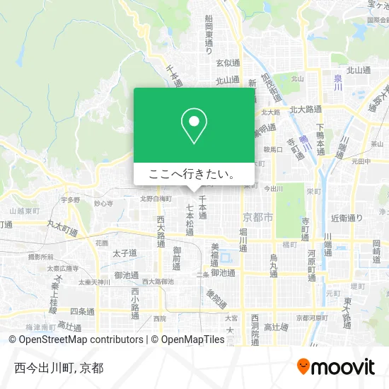 西今出川町地図