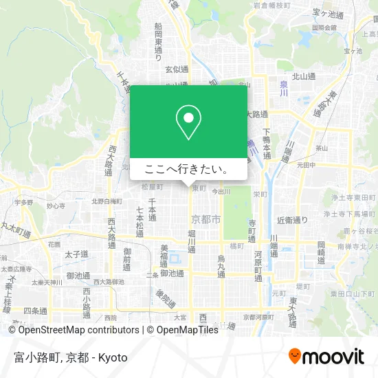 富小路町地図