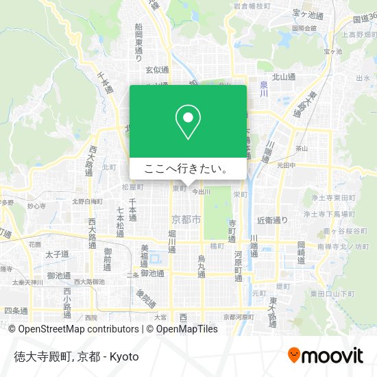徳大寺殿町地図