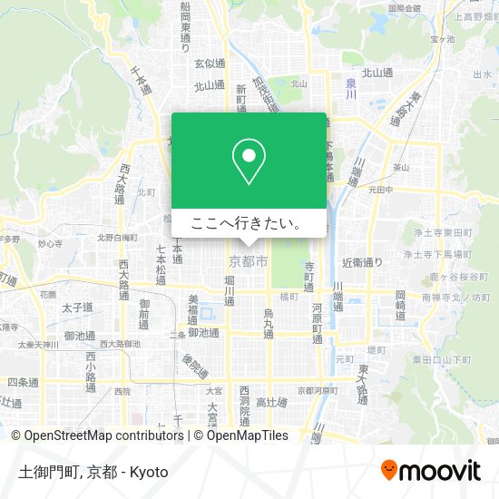 土御門町地図