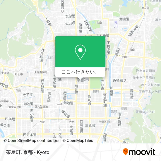 茶屋町地図