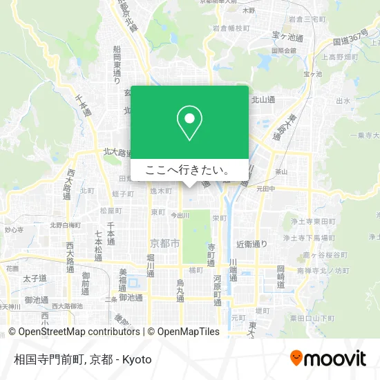 相国寺門前町地図