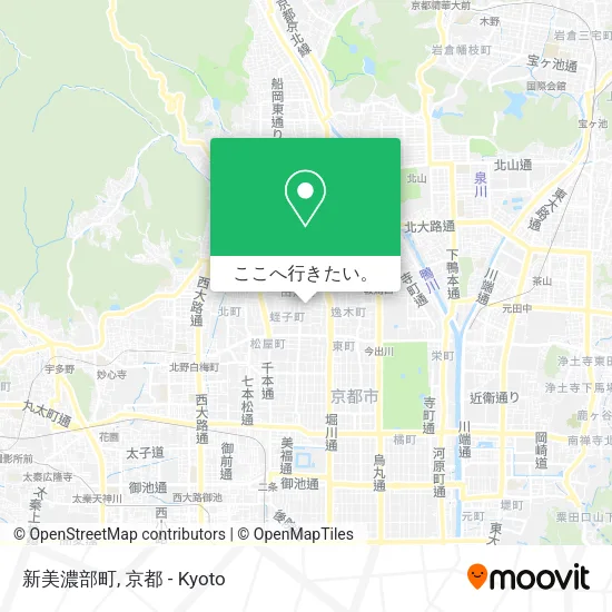 新美濃部町地図