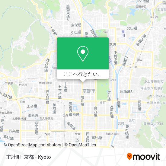 主計町地図