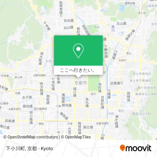 下小川町地図