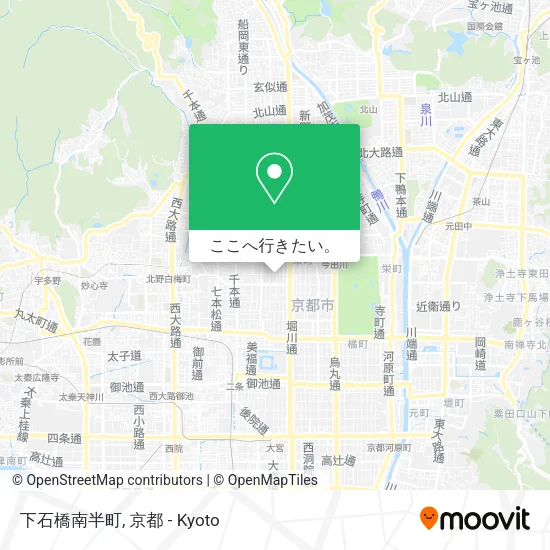 下石橋南半町地図