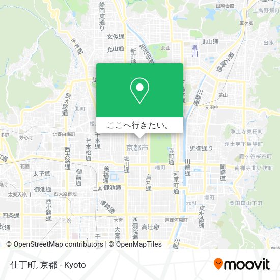 仕丁町地図
