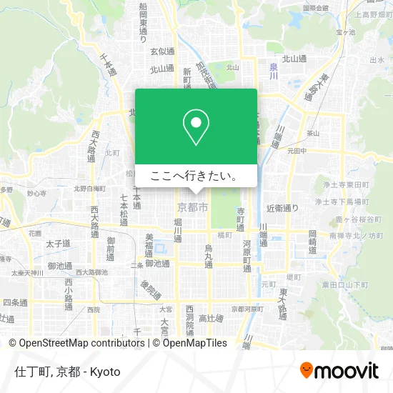 仕丁町地図