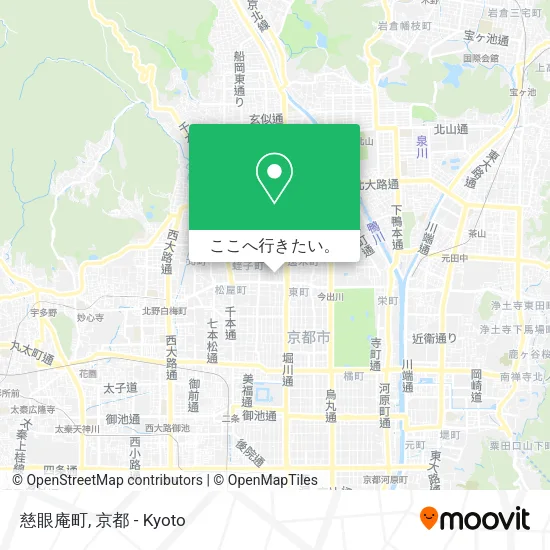 慈眼庵町地図