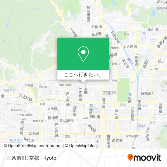 三条殿町地図