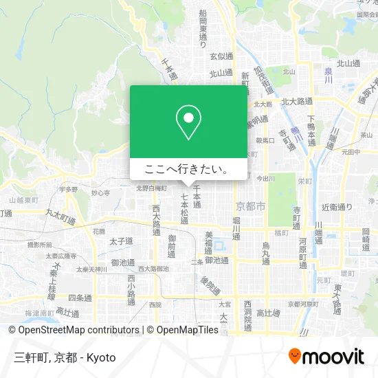 三軒町地図