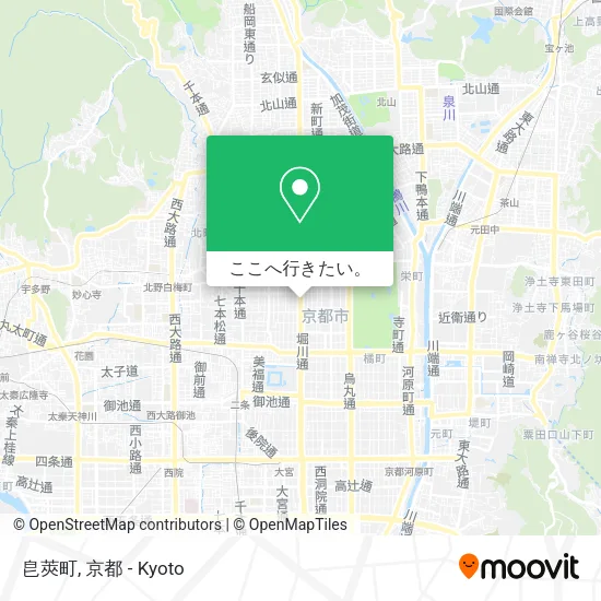 皀莢町地図