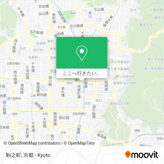 駒之町地図