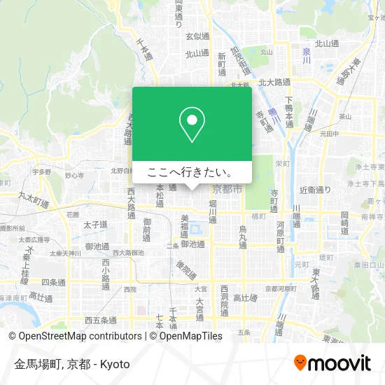 金馬場町地図