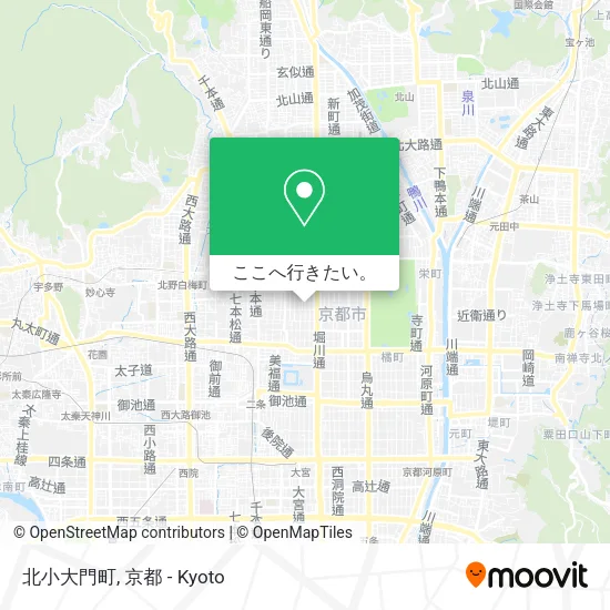 北小大門町地図