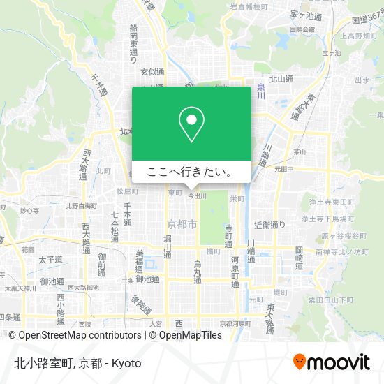 北小路室町地図