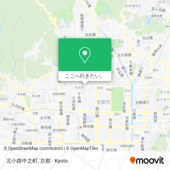 北小路中之町地図