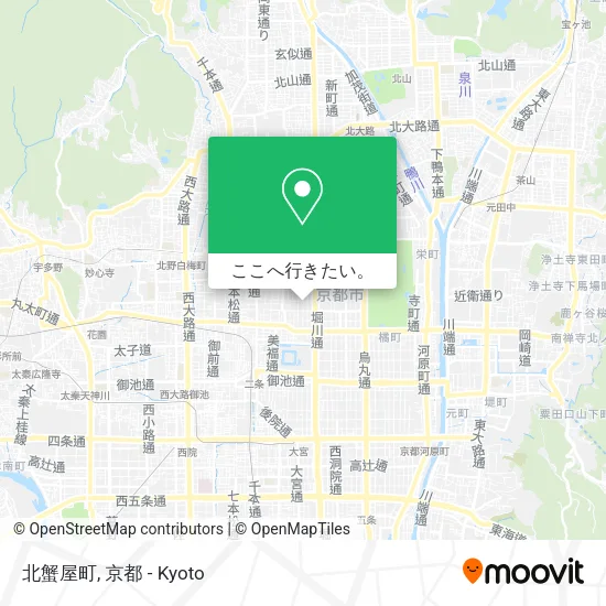 北蟹屋町地図