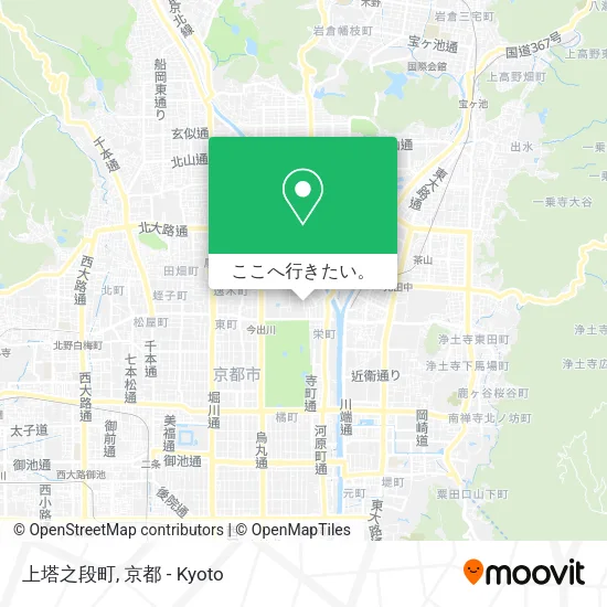 上塔之段町地図