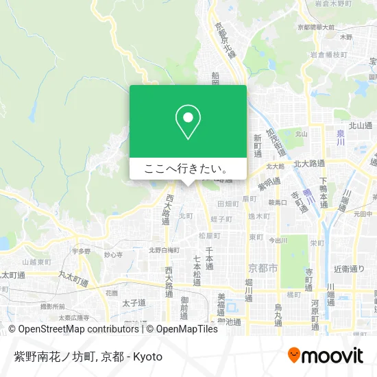 紫野南花ノ坊町地図