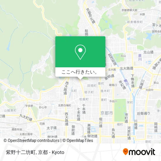 紫野十二坊町地図