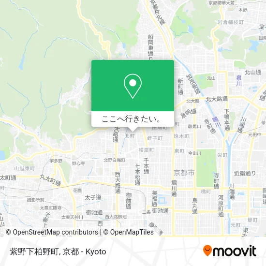 紫野下柏野町地図