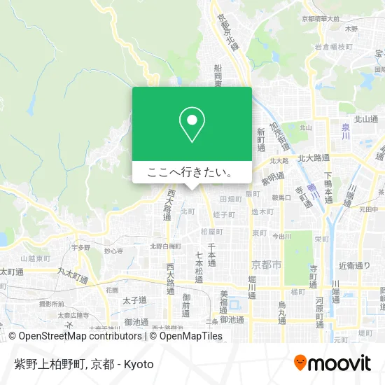 紫野上柏野町地図