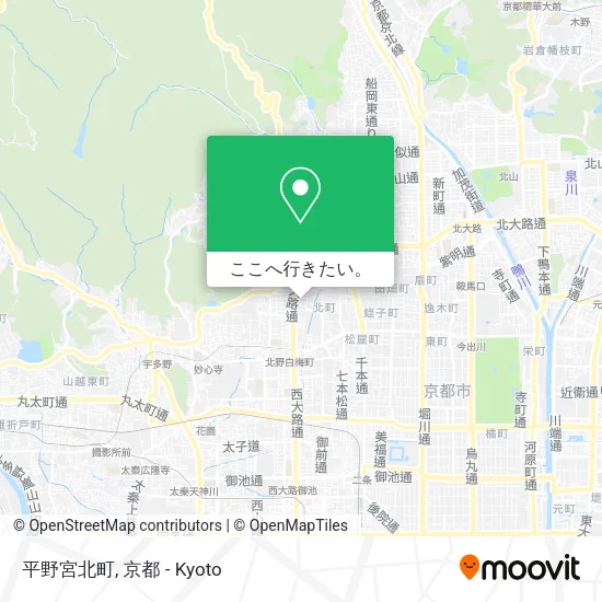 平野宮北町地図