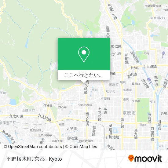 平野桜木町地図