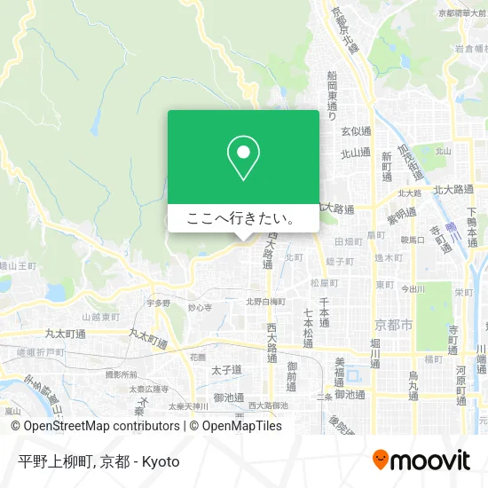 平野上柳町地図