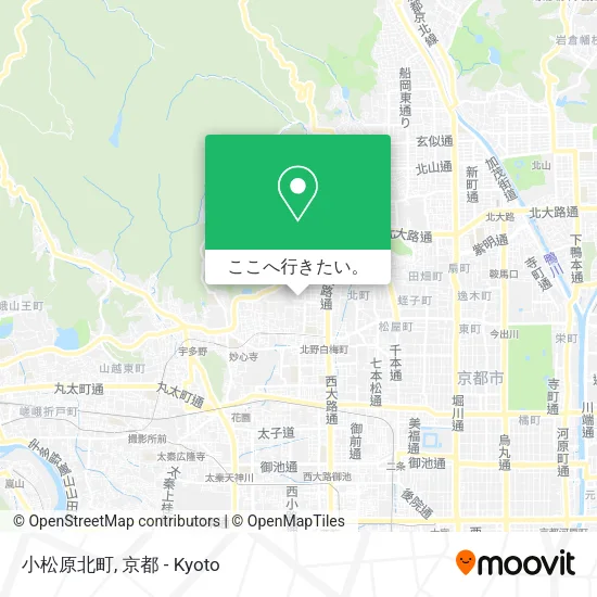小松原北町地図