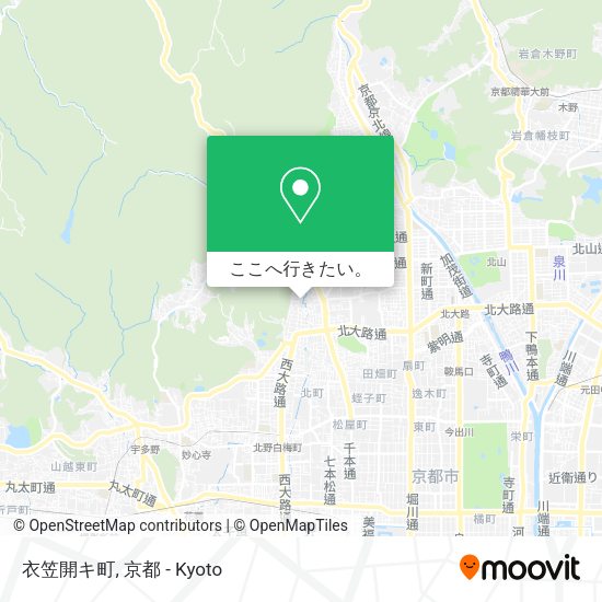衣笠開キ町地図