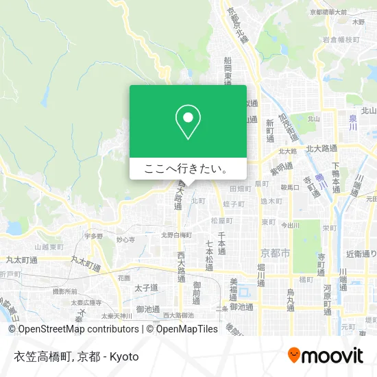 衣笠高橋町地図