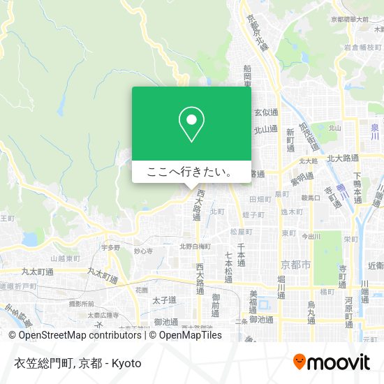 衣笠総門町地図