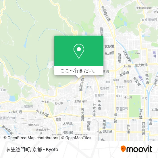 衣笠総門町地図