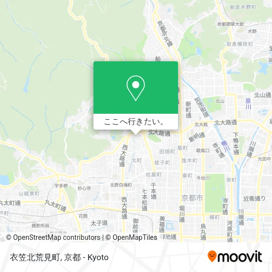 衣笠北荒見町地図