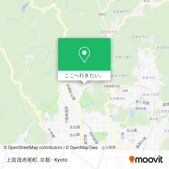 上賀茂赤尾町地図