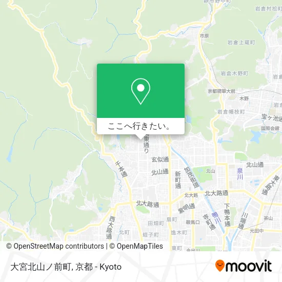 大宮北山ノ前町地図