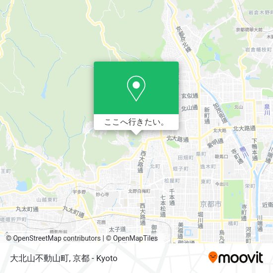 大北山不動山町地図