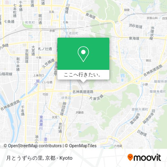 月とうずらの里地図