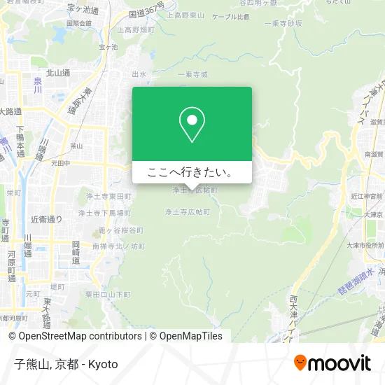 子熊山地図
